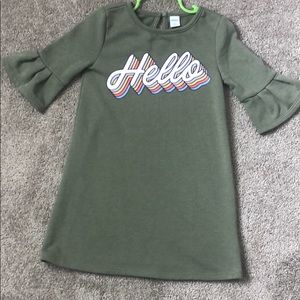 Green Kids dress
